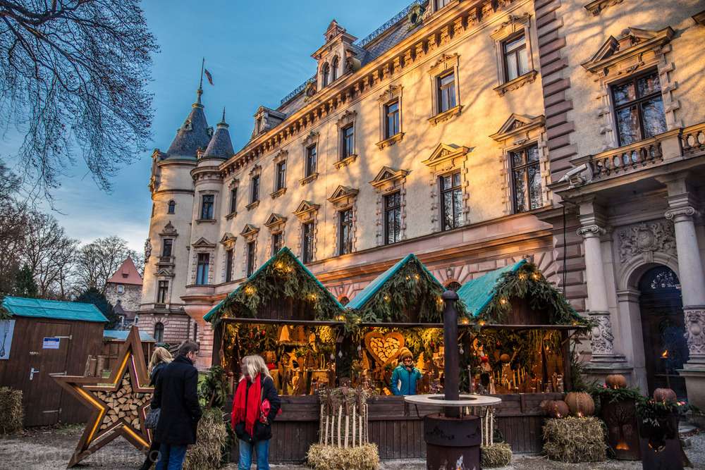 Mercado de Natal em Regensburg quebra-cabeças online