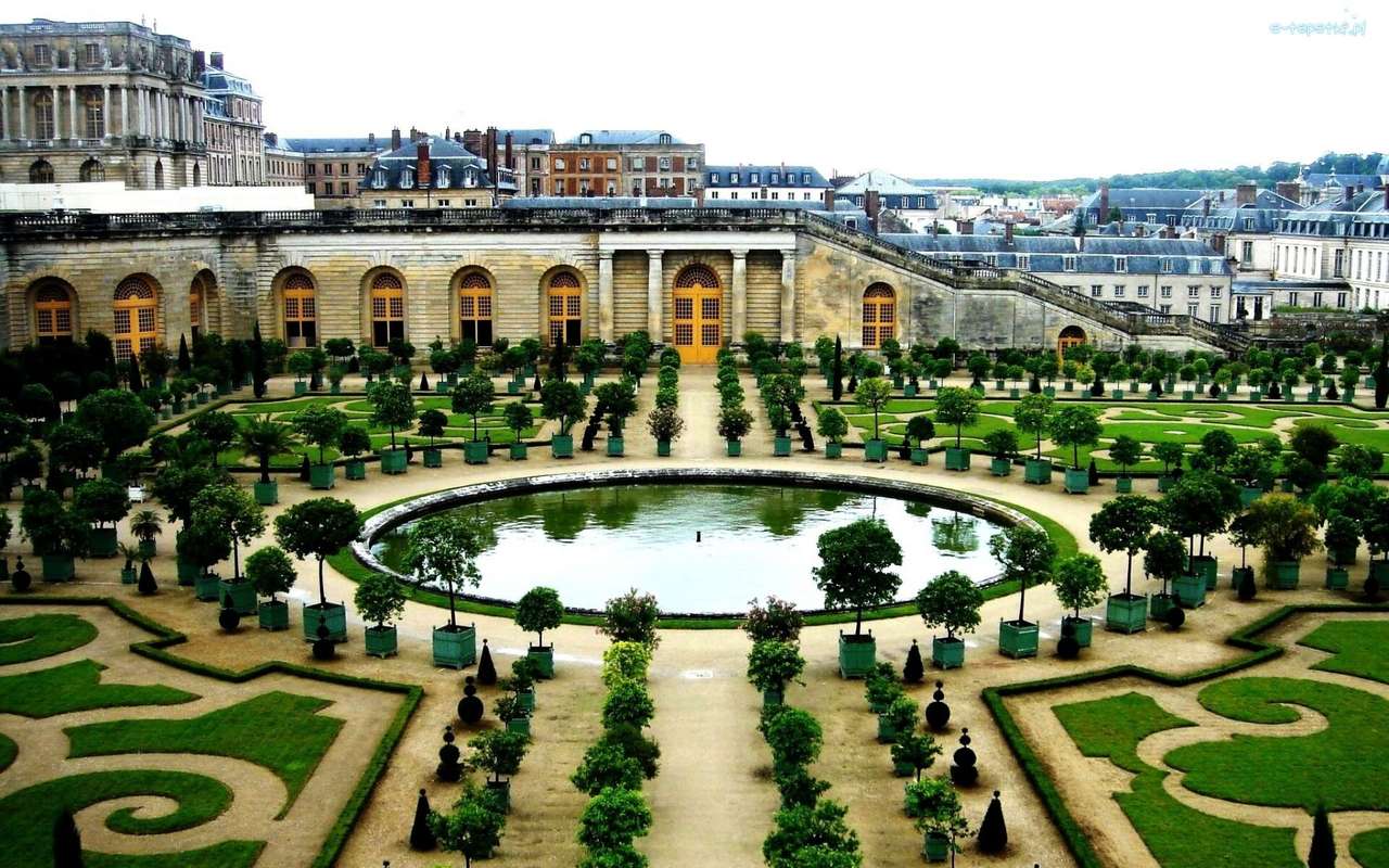 κήποι στις Βερσαλλίες - Γαλλία παζλ online