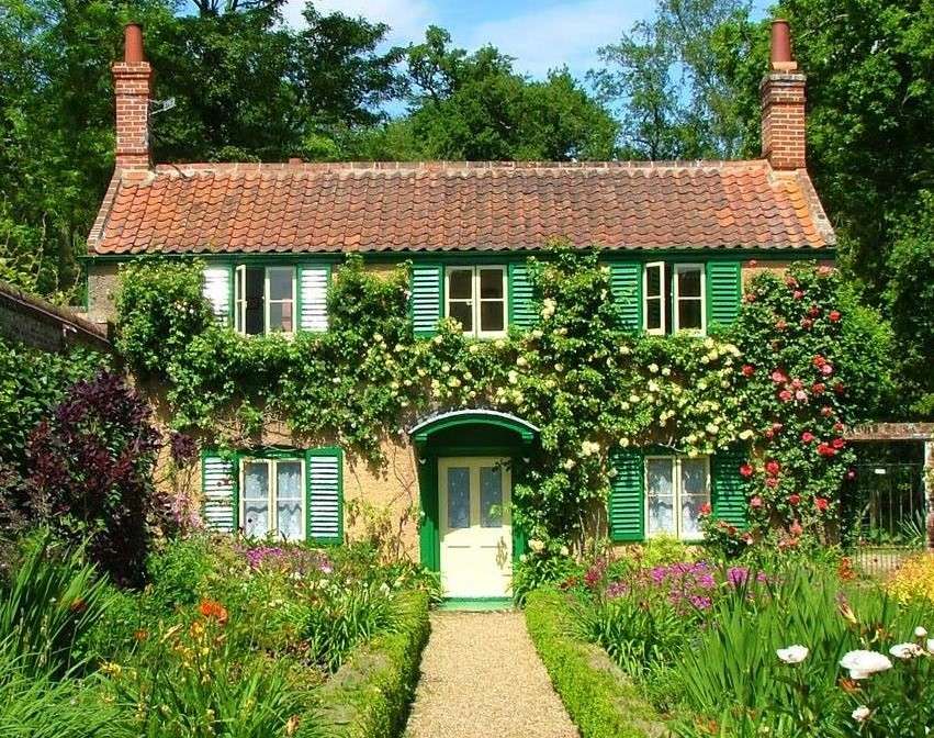 Cottage dans le jardin puzzle en ligne
