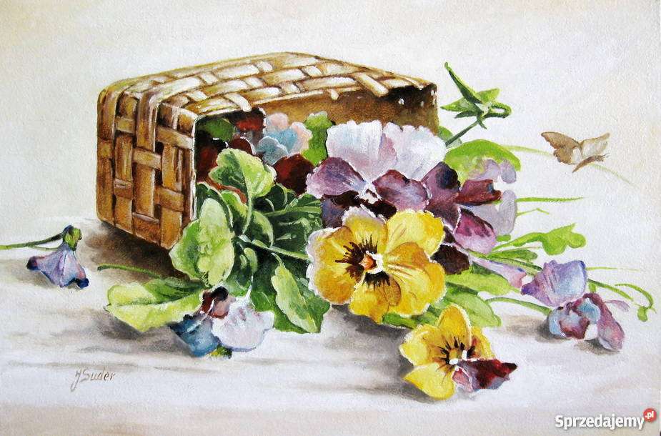 viooltjes bloemen online puzzel