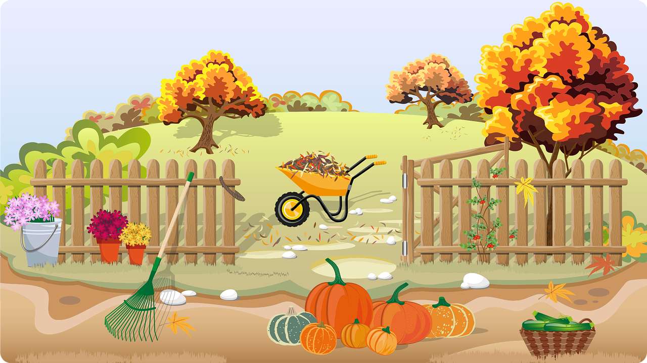 Jahreszeiten - Herbst. Puzzlespiel online