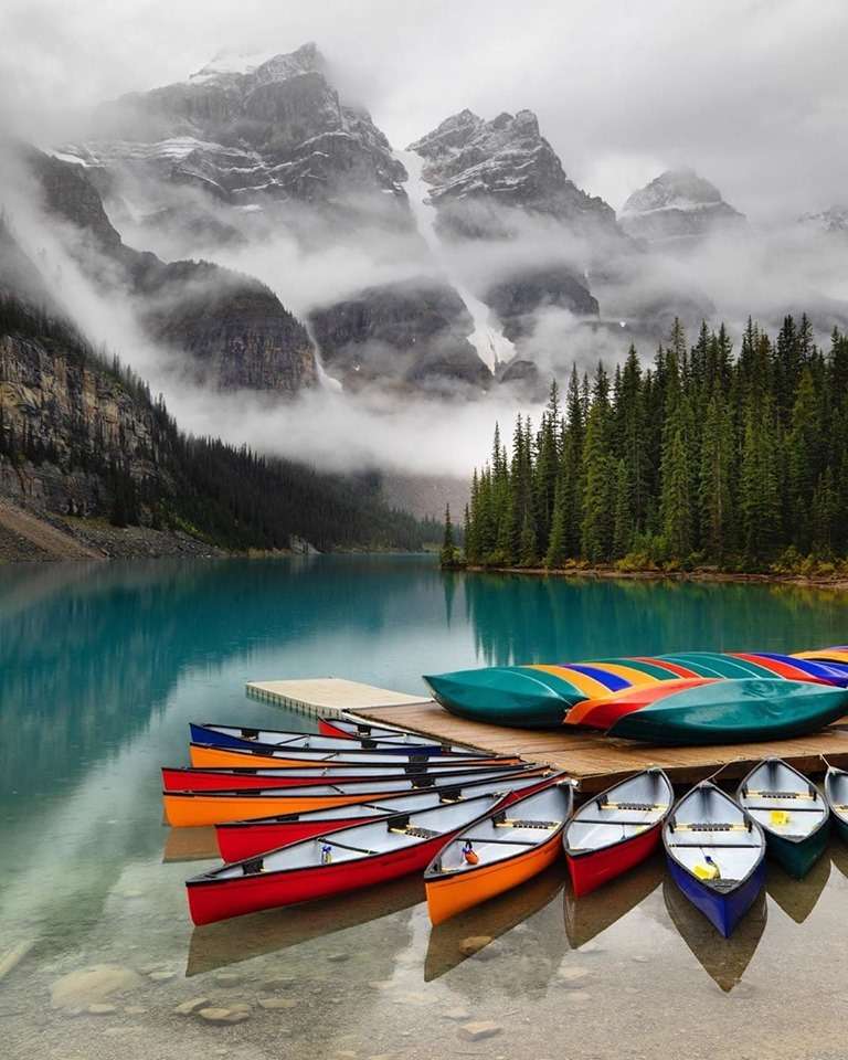 Parque Nacional Banff Canadá rompecabezas en línea