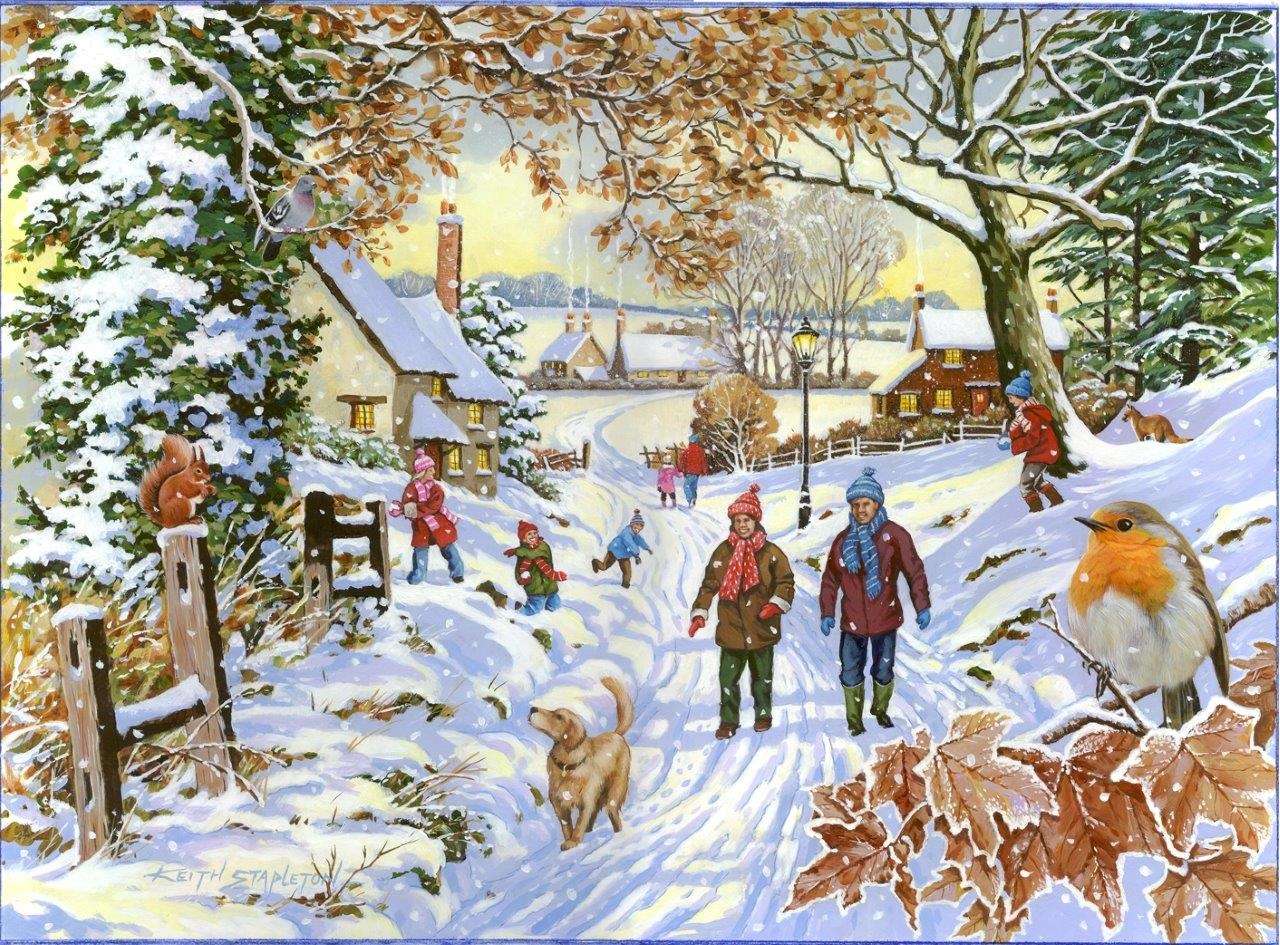 Inverno dipinto. puzzle online
