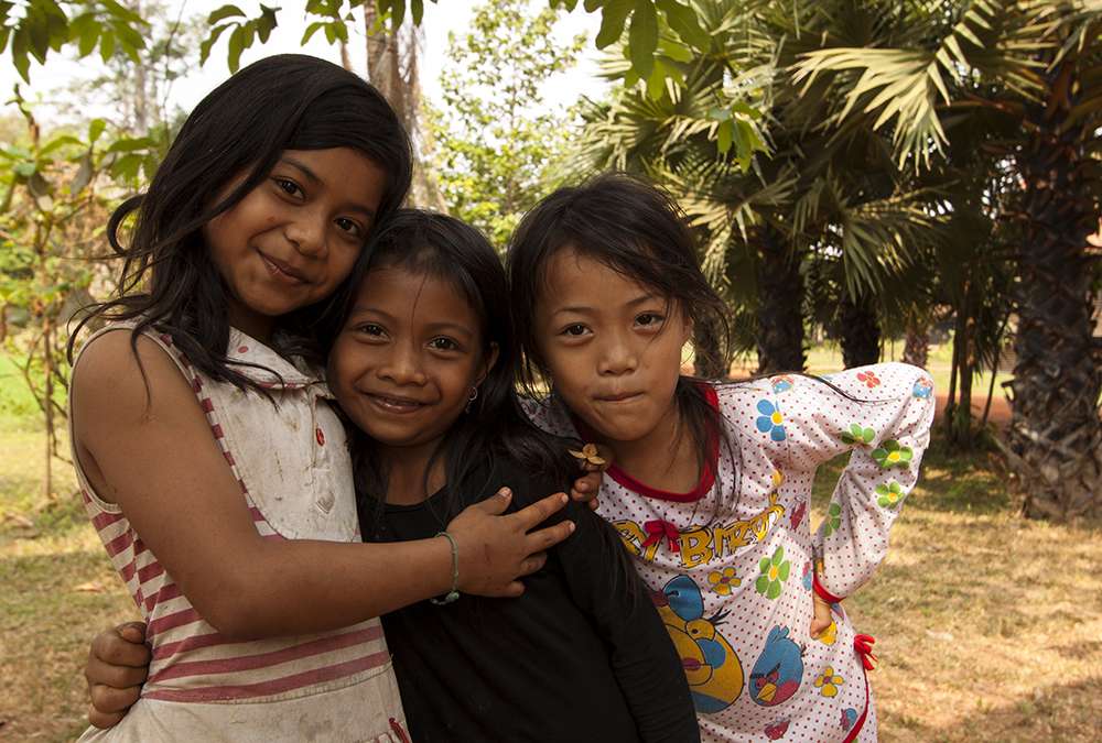Kambodžské děti skládačky online