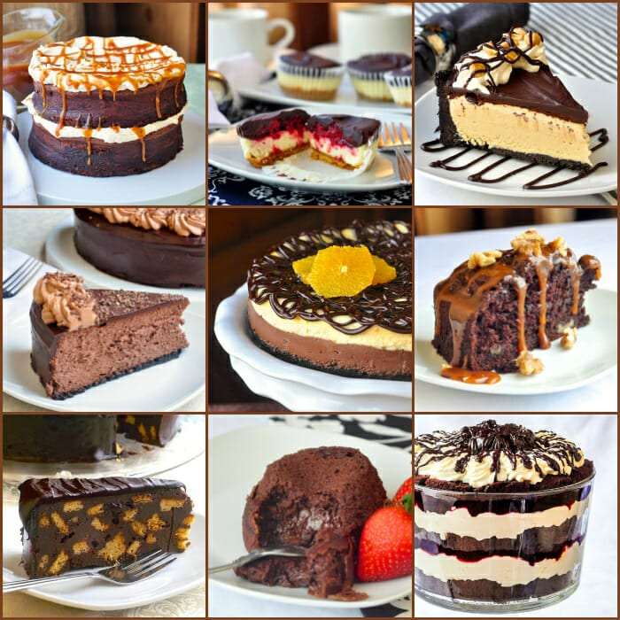 Desserts au chocolat puzzle en ligne