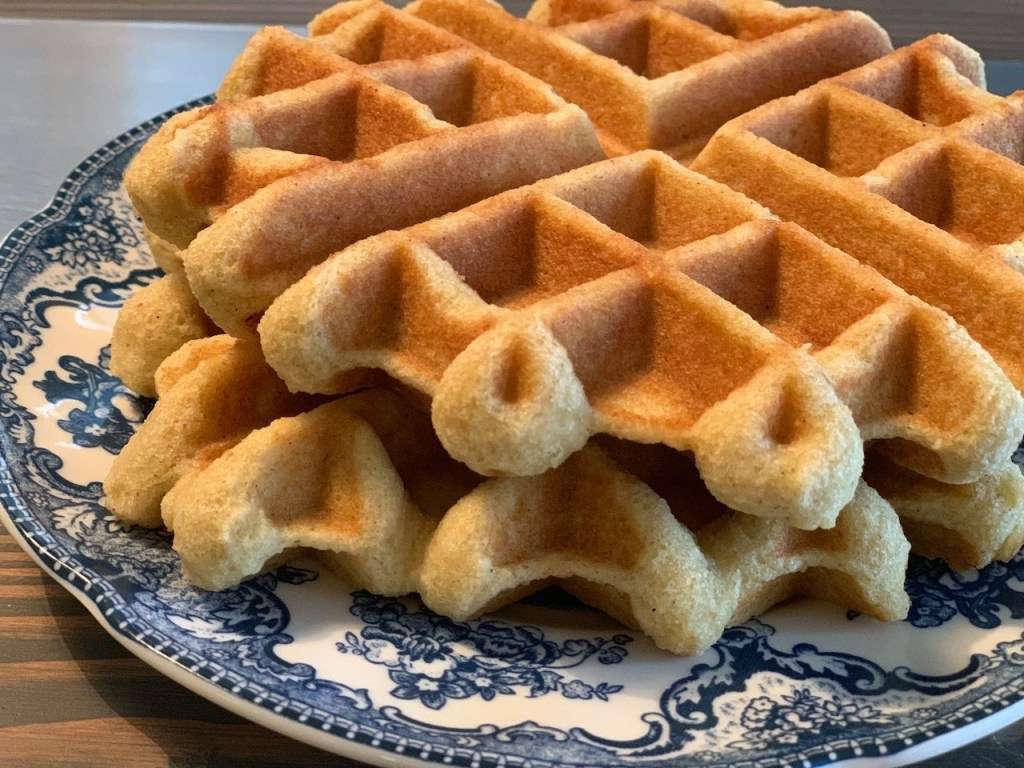 Waffles no café da manhã puzzle online