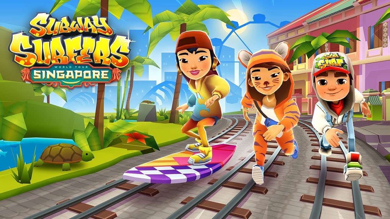 Subway Surfers Jia și Maeko Jake puzzle online