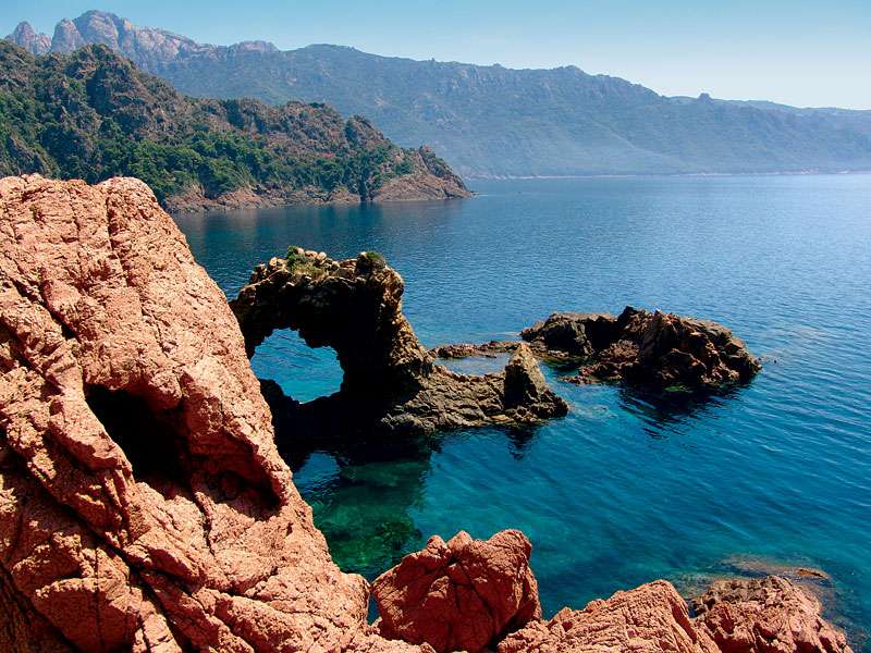 Pobřežní krajina Korsiky skládačky online