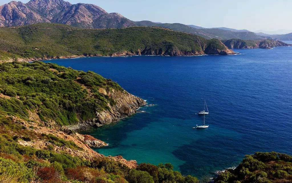 Kustlandschap van Corsica online puzzel