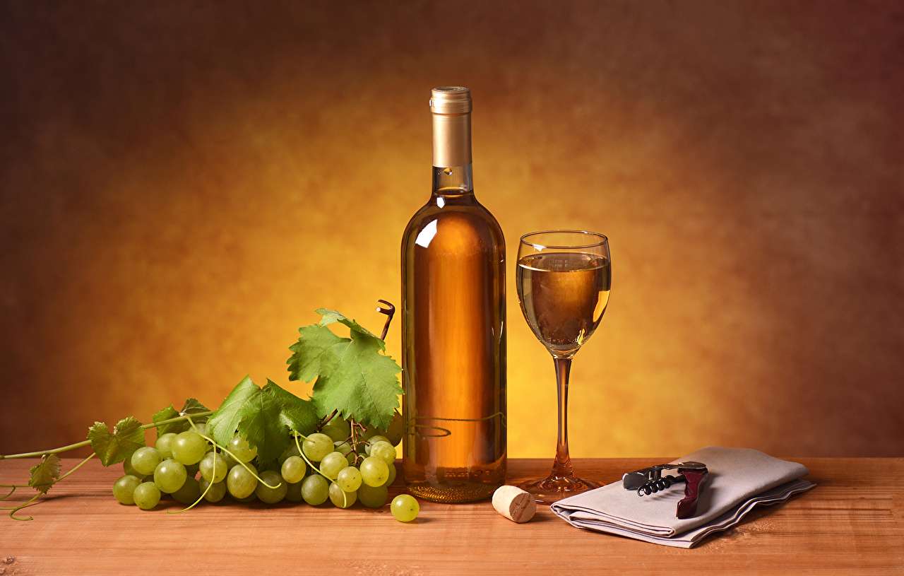 Вино і виноград онлайн пазл