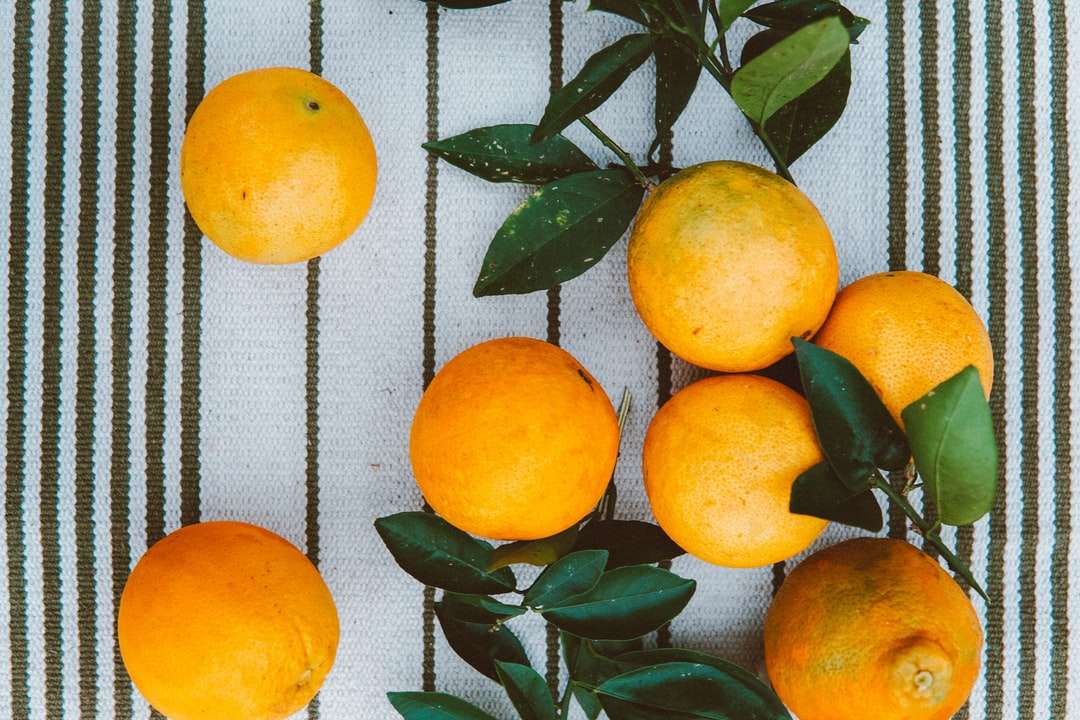 Medelhavet citrus platt låg pussel på nätet