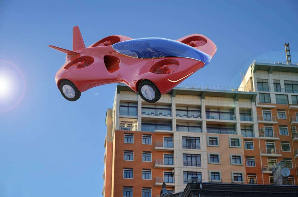 en flygande bil Pussel online