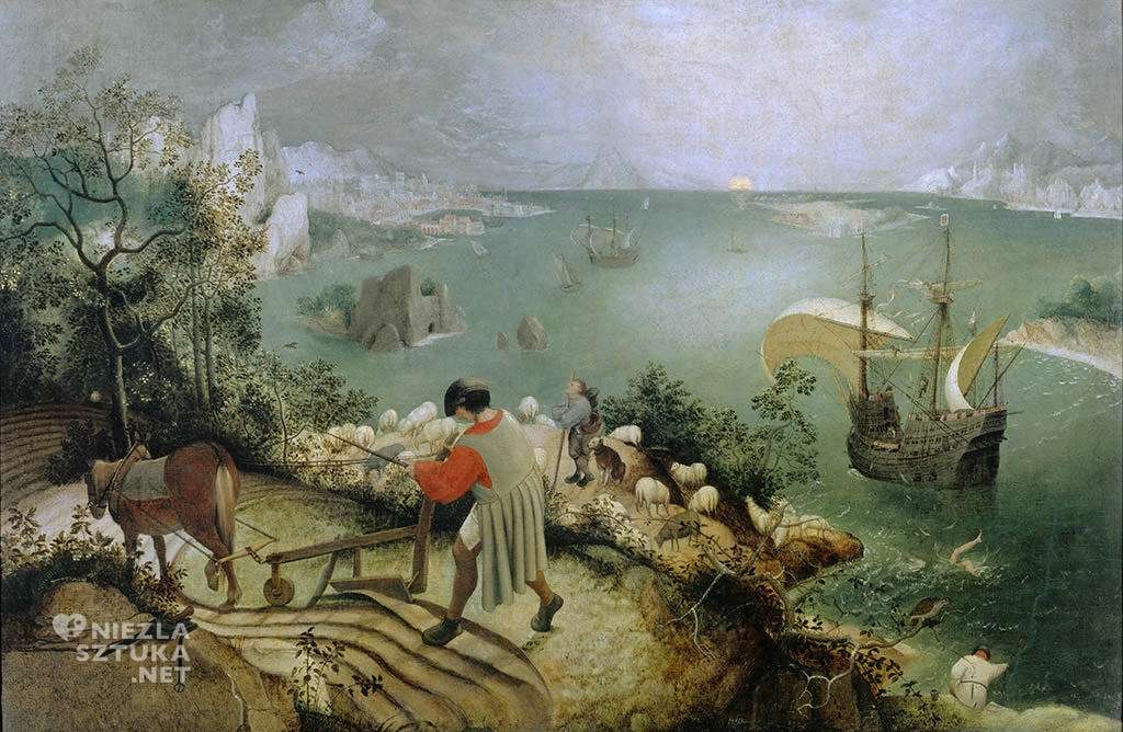 Landscape with the Fall of Icarus online puzzle