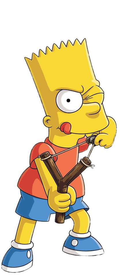 Bart Simpson pussel på nätet