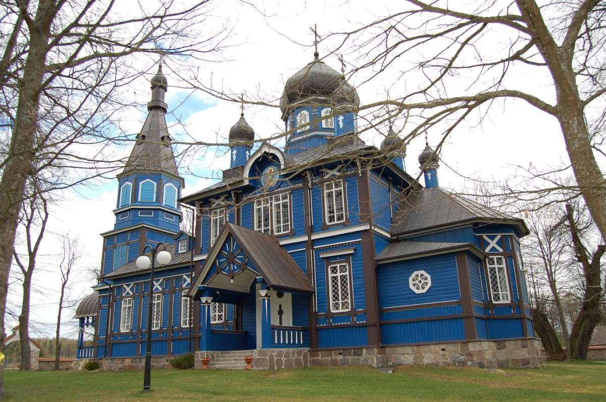 Православна църква в puchły - Полша онлайн пъзел