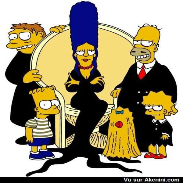 Сімпсони І сім'я Аддас головоломка