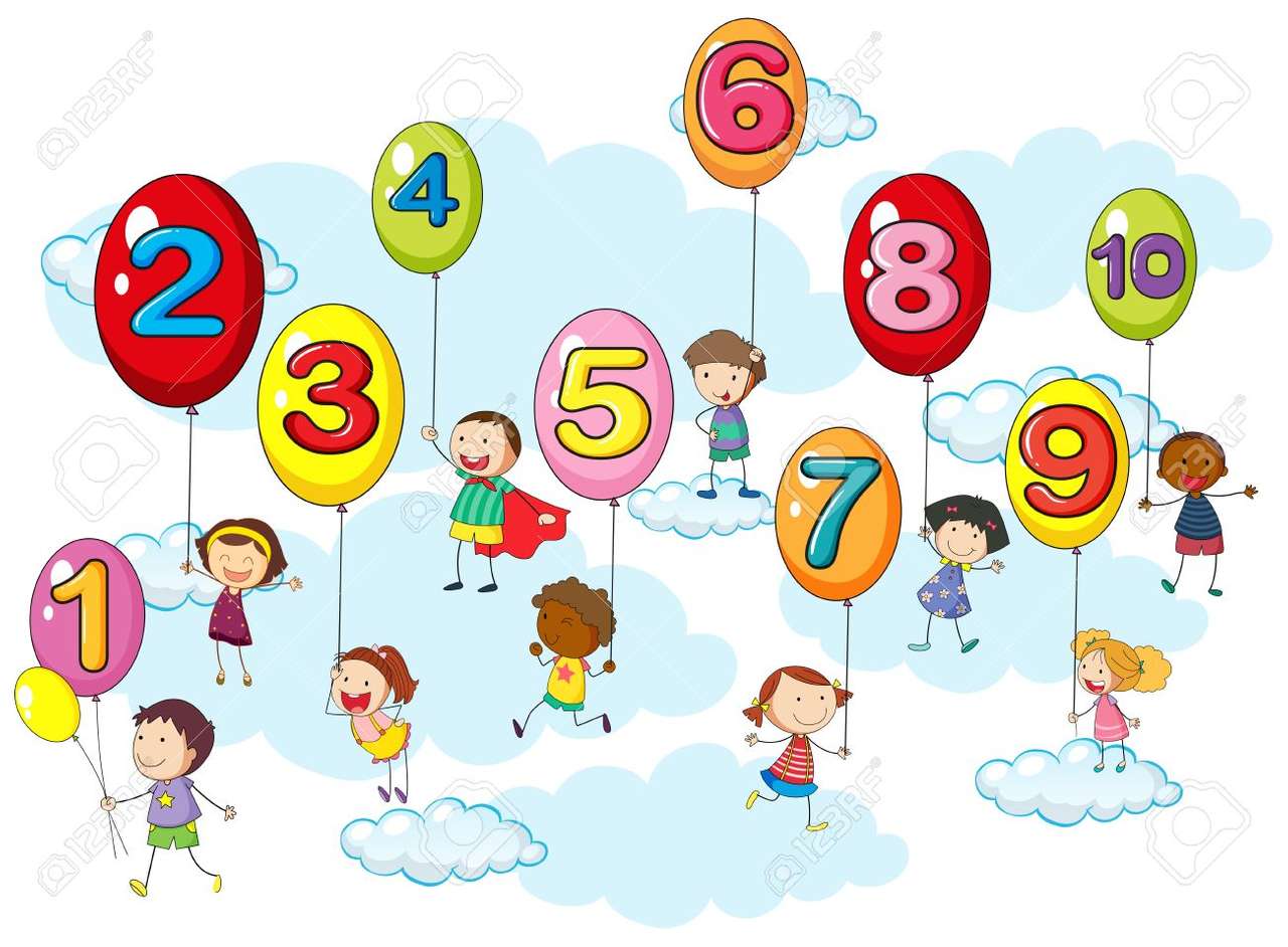 Αριθμοί μπαλόνια παζλ online