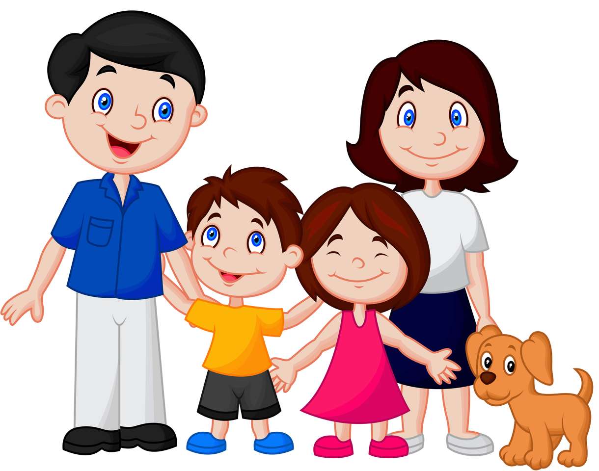 Famiglia felice puzzle online