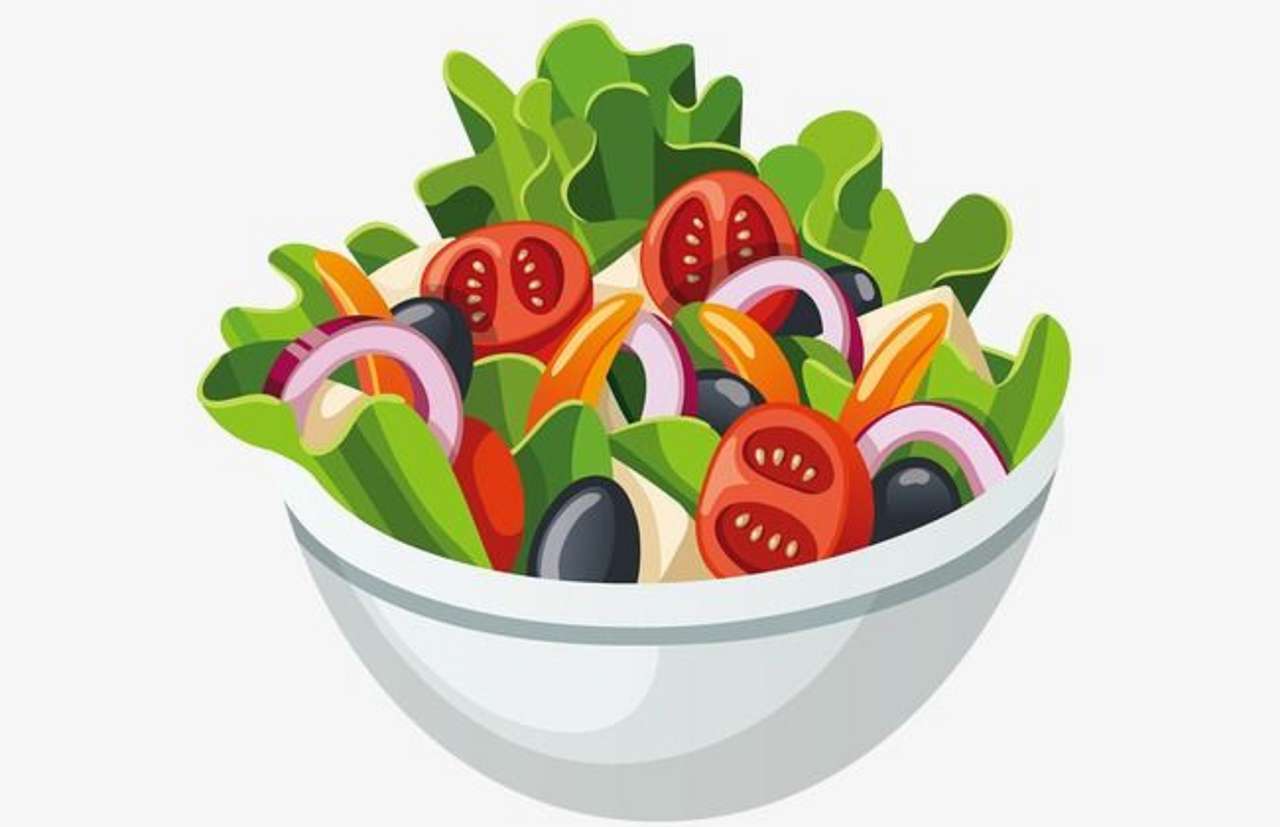Зеленчукова салата онлайн пъзел