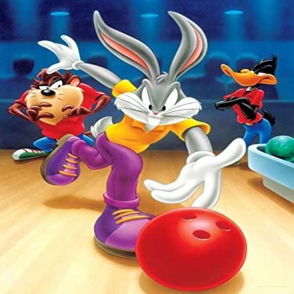 Bowling Looney Tunes puzzle online