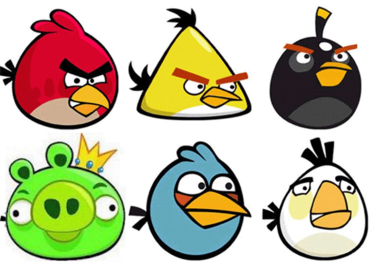 θυμωμένος Πουλιά παζλ online