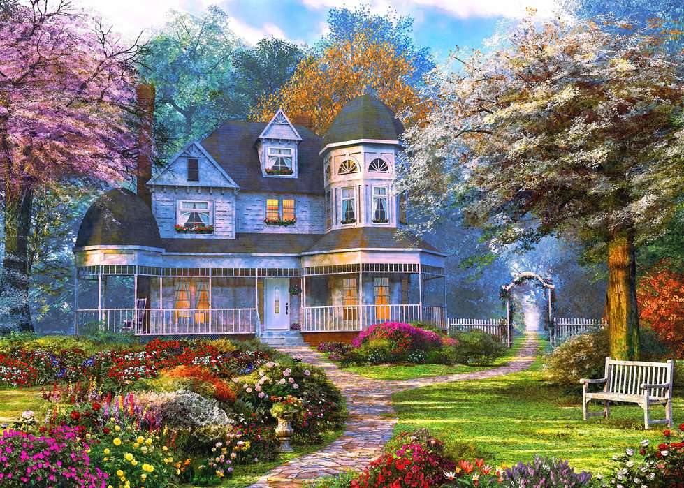 mansion in the countryside jigsaw puzzle online