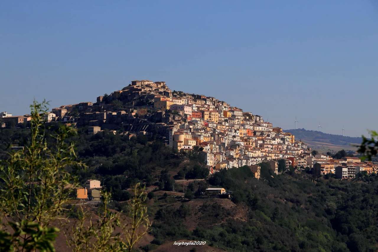 Panorama Calitri AV Italien Pussel online