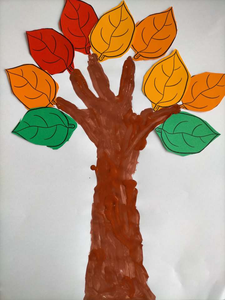 Podzimní strom online puzzle