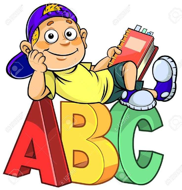 Písmena ABC online puzzle
