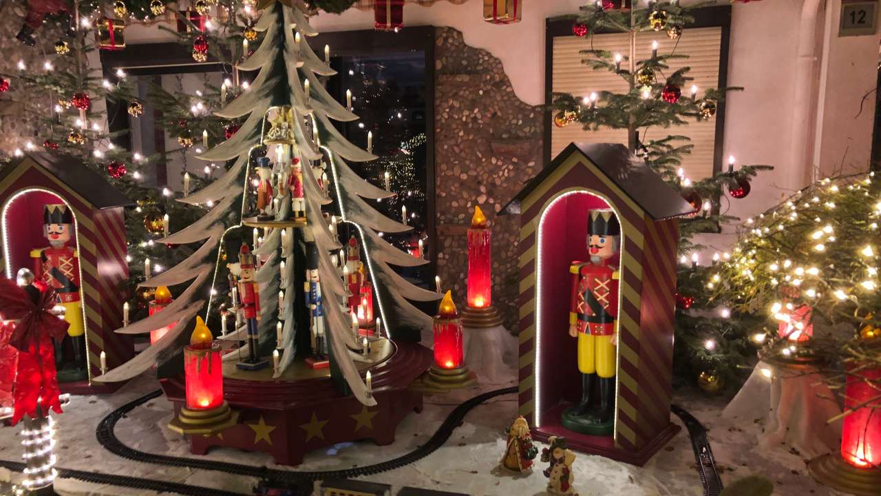 Decoração na época do Natal quebra-cabeças online