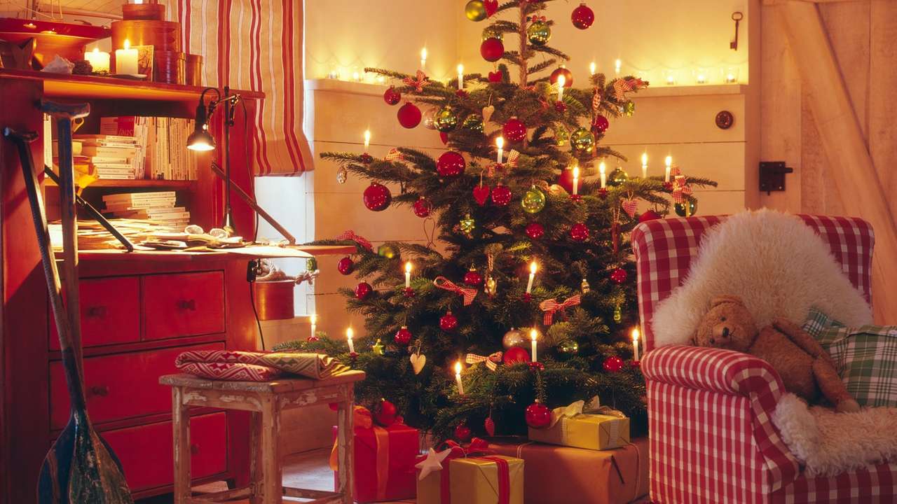 Прикраса в різдвяний сезон пазл онлайн