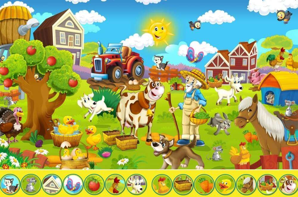 gioco della fattoria puzzle online