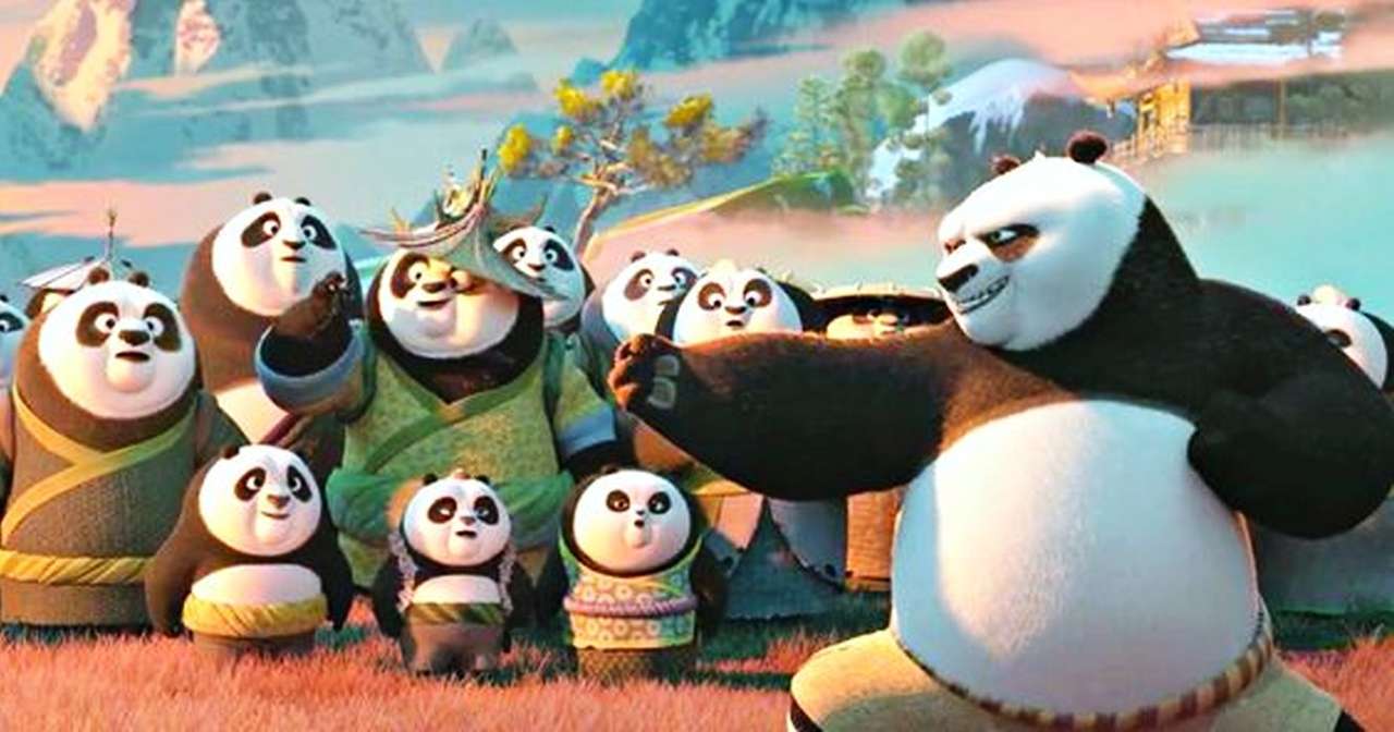 кунг-фу Панда онлайн-пазл