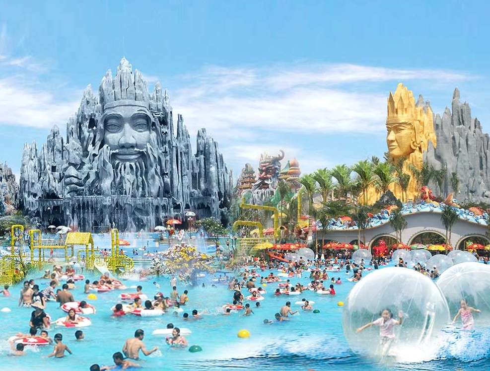 Zábavní park Fairytale World v Číně. online puzzle