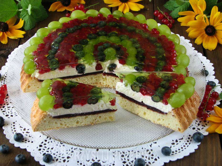 gyümölcsös torta kirakós online