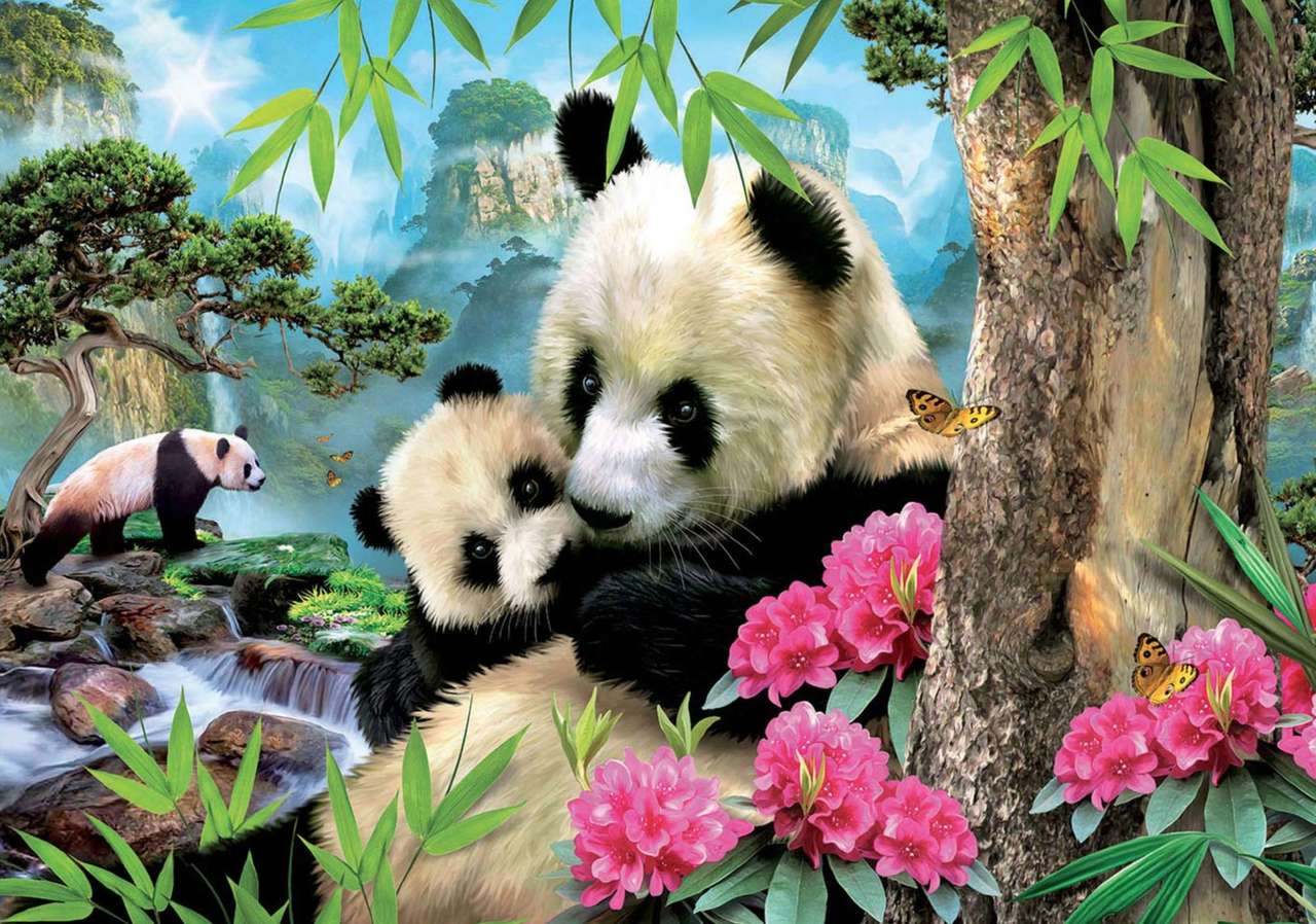 Pandas (Pandas) jigsaw puzzle online