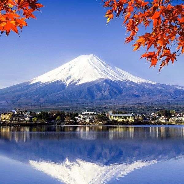 Fuji-vulkaan legpuzzel online