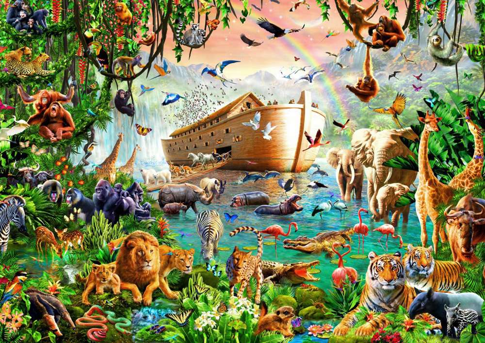 Arca lui Noe jigsaw puzzle online