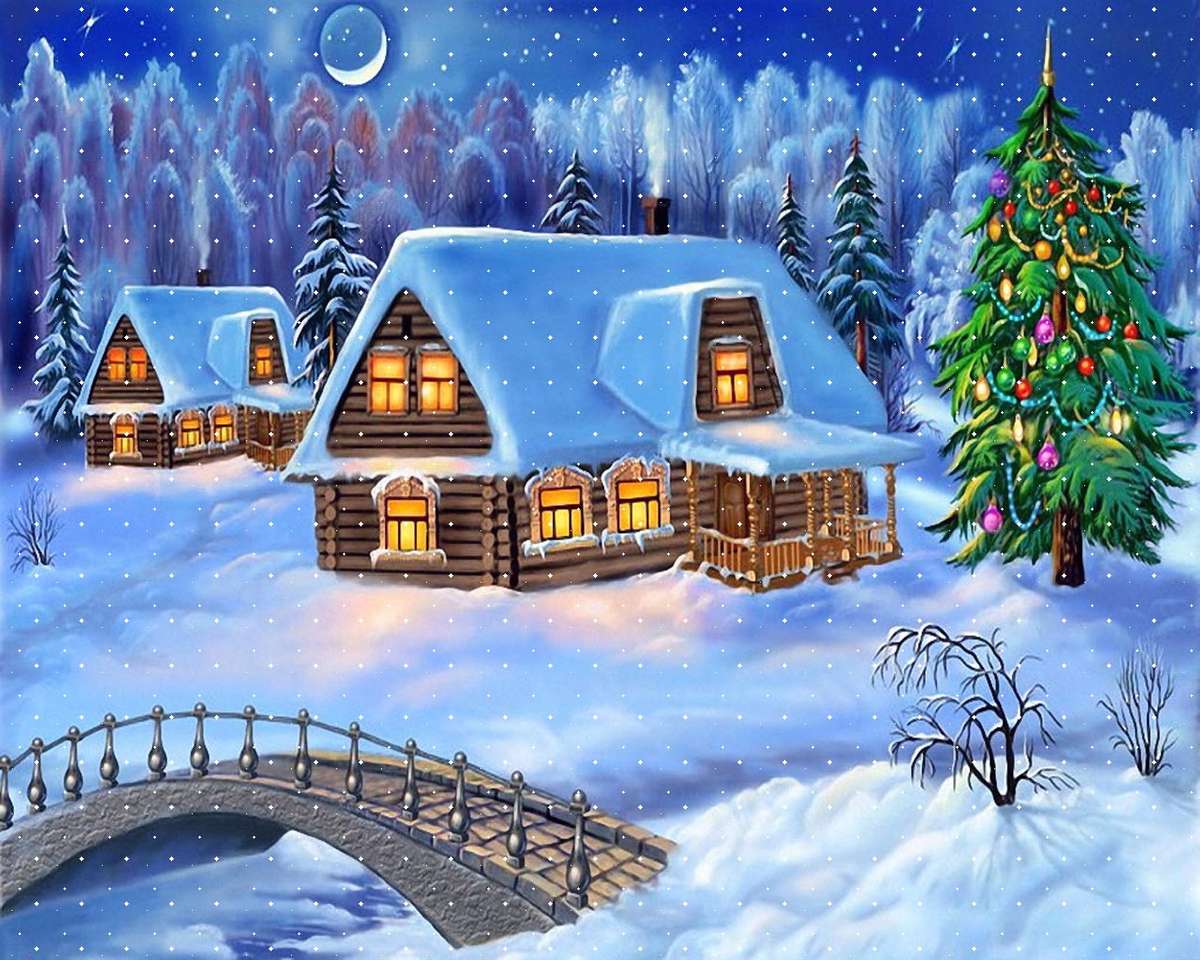 Painting christmas jigsaw puzzle online