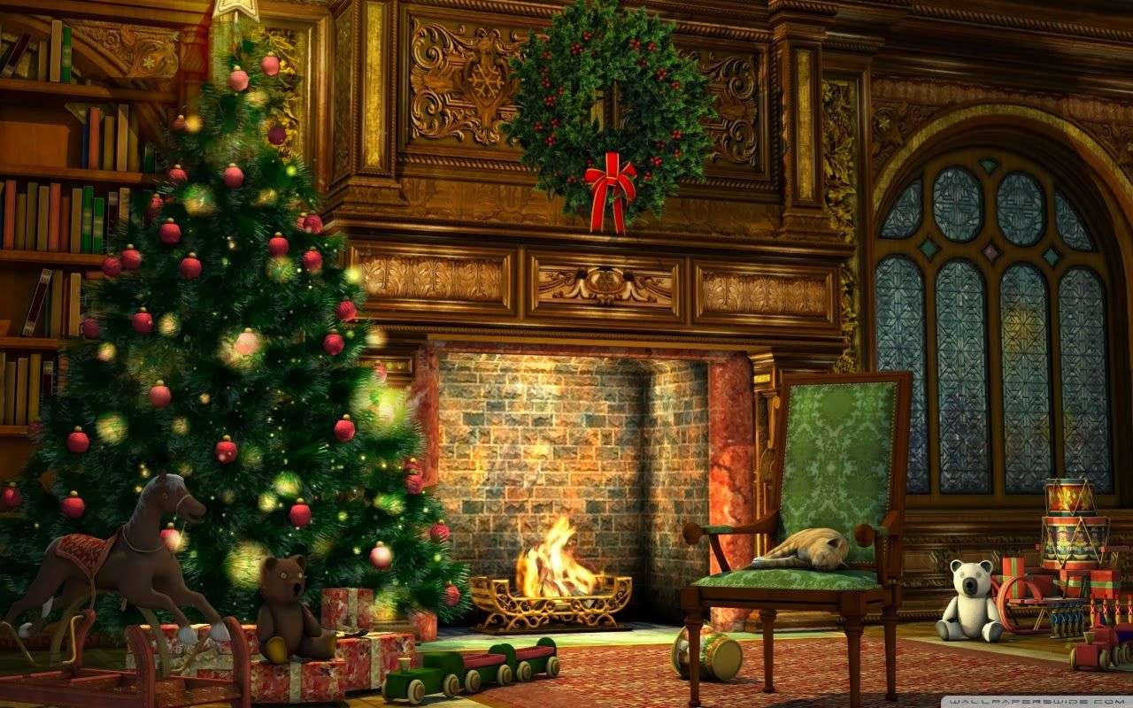 クリスマスの絵 オンラインパズル