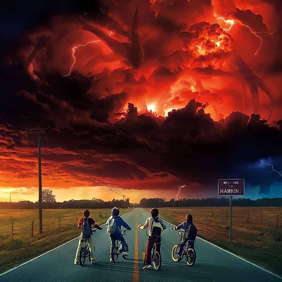 Stranger things online puzzle