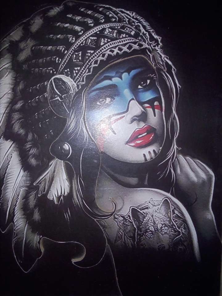 Apache kvinna Pussel online