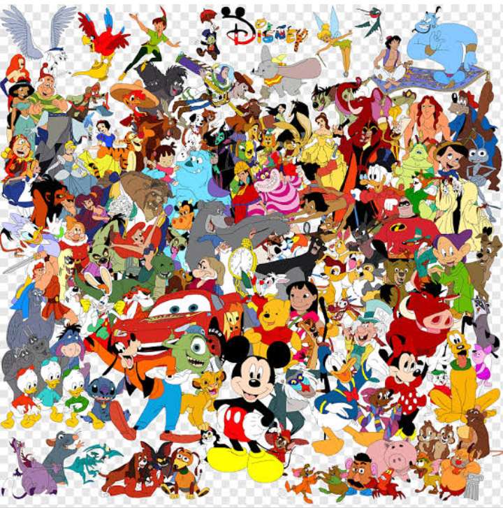 Cartoni animati Disney puzzle online