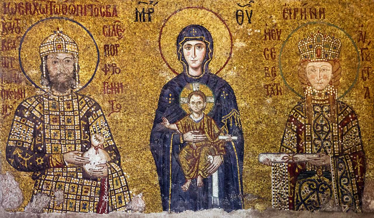 Byzantská mozaika online puzzle