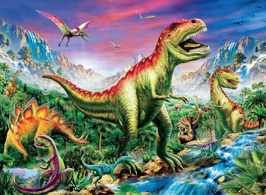 dinozaurii puzzle online