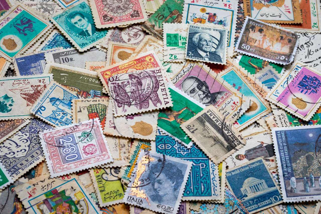 Старі марки пазл онлайн