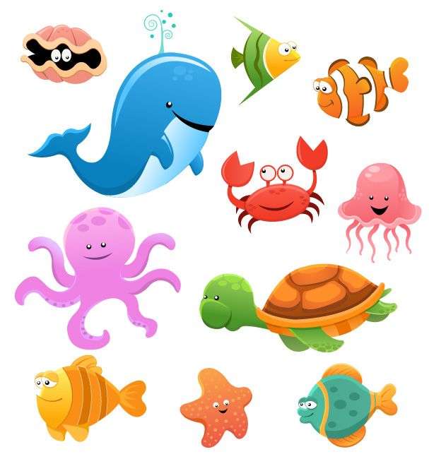 tengeri állatok online puzzle