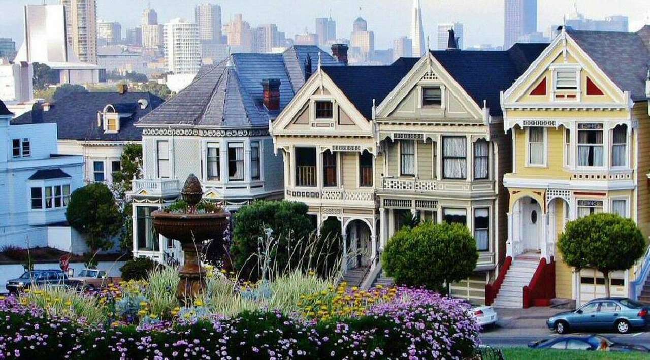 VICTORIAN HOUSES - SAN FRANCISCO online παζλ