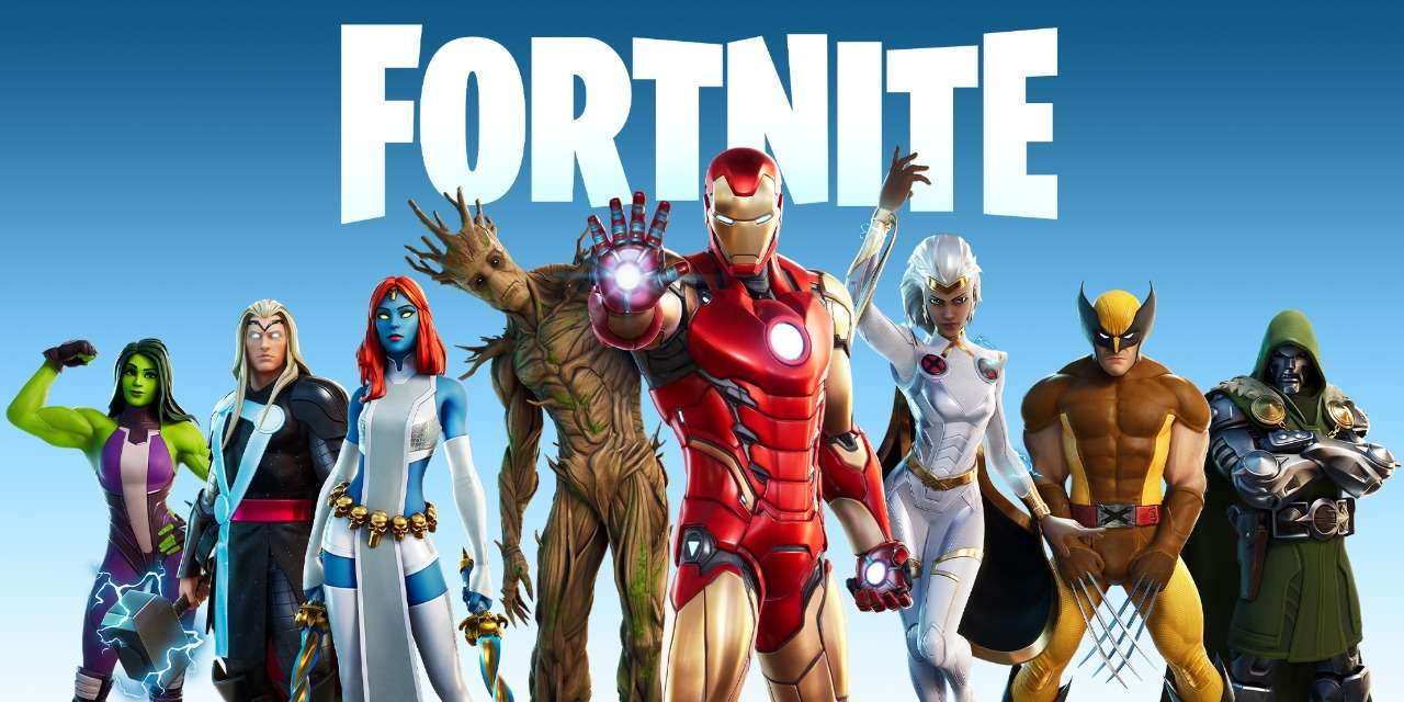 Marvel and Fornite Online-Puzzle