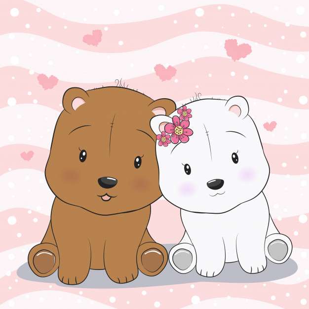 liefdevolle en goddelijke beren legpuzzel online